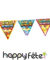 Guirlande vive la retraite de fanions, 6m