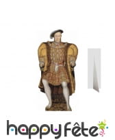 Henry 8 d'Angleterre taille réelle en carton plat