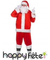 Haut, bonnet et barbe de père Noël, image 2