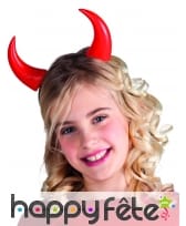 Hautes cornes rouges pour enfant