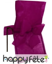 Housses de chaise non tissé noeud bordeaux