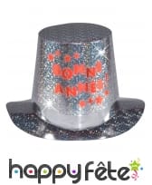 Haut de forme Bonne année lumineux