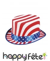 Haut de forme drapeau USA pour adulte, image 1