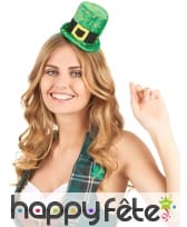Haut de forme St Patrick sur serre tête, image 1