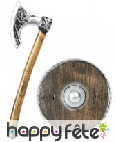 Hache et bouclier de viking pour enfant