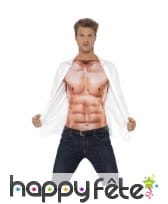 Haut imprimé de faux muscles, réaliste, image 1