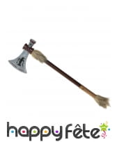 Hache indienne tomahawk aspect bois 47cm