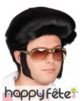 Haute perruque noire banane de rocker, image 2