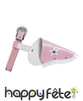 Holster rose et blanc