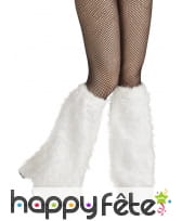 Jambière à poils blancs