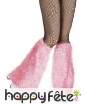 Jambière à poils rose