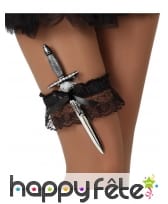 Jarretière avec poignard de pirate, image 1