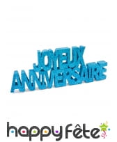 Joyeux Anniversaire pailleté de table 9cm, image 4