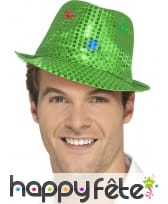 Justin à sequins verts lumineux