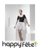 Jupon blanc transparent de 34cm, image 1