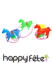 Jouet cheval à pompe de 11cm