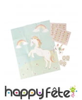 Jeu colin maillard Licorne