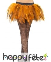 Jupon citrouille orange noir