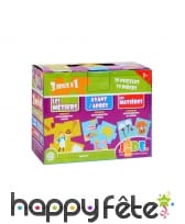 Jeu d'assemblage métiers, matières, avant/après