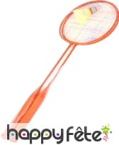 Jeu de badminton; 2 raquettes et volant