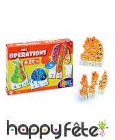 Jeu de calcul à assembler pour enfant