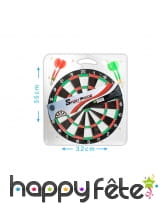 Jeu de fléchettes, pointes en métal