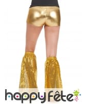 Jambières dorées pailletées, image 1
