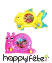 Jeu de patience escargot ou poisson, 10cm