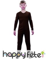 Justaucorps enfant marron
