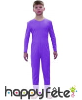 Justaucorps enfant violet clair