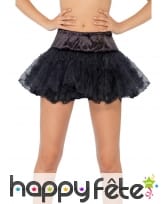 Jupon noir femme sexy, image 1