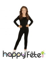 Justaucorps noir uni pour enfant
