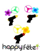 Jouet pistolet lanceur d'hélice et toupie