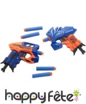 Jouet révolver avec projectiles en mousse