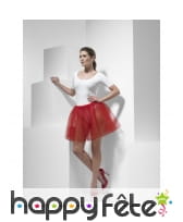 Jupon rouge transparent de 34cm, image 1