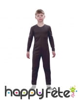 Justaucorps taupe argenté pour enfant