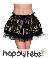 Jupe tutu noir camouflage, image 2