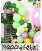 Kit Arche Ballons Tropical Verts & Jaunes, image 1