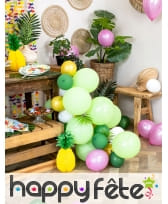 Kit Arche Ballons Tropical Verts & Jaunes, image 3