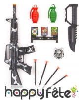 Kit accessoires de Militaire pour enfant