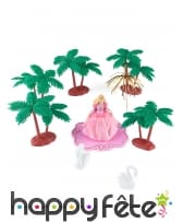 Kit Barbie de d&eacute;corations de g&acirc;teaux