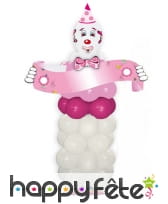 Kit ballons pour créer un grand clown