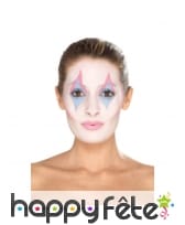 Kit cosmétique de maquillage de clown girly, image 2
