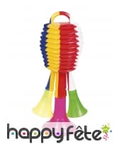 Klaxon coloré de clown, 32cm