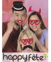 Kit de 10 photobooth sur le thème St Valentin, image 1