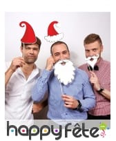 Kit de 4 pièces photobooth de Père Noël, image 1