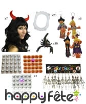 Kit de 80 cadeaux Halloween
