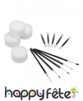 Kit d'accessoires de maquillage avec trousse, image 1