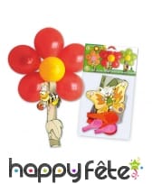 Kit de ballons pour créer une forme de fleur