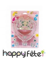 Kit de bijoux de princesse pour fillette